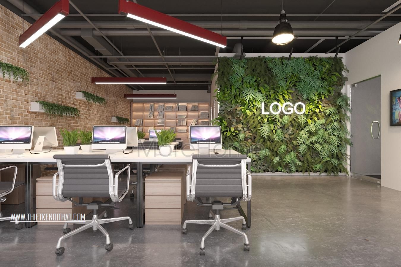 Thiết kế nội thất văn phòng Saffron Thanh Xuân